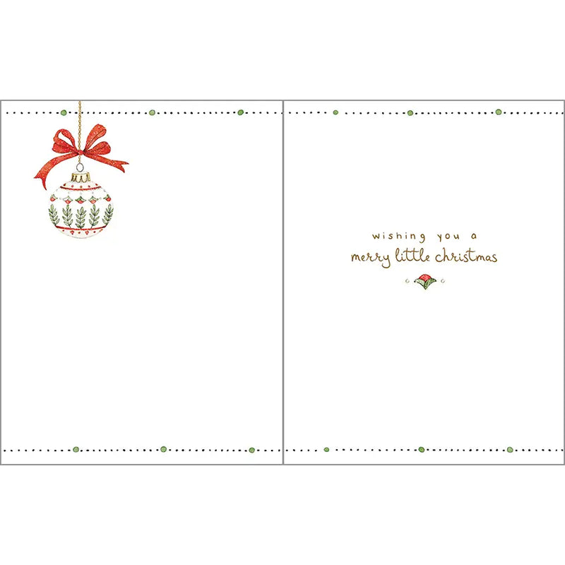 Christmas Joy Ornament Greeting Card