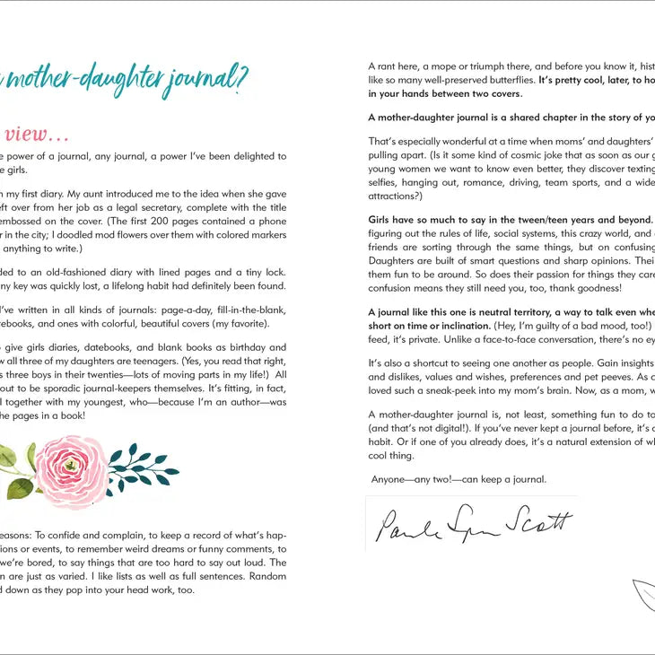 Like Mother, Like Daughter Journal