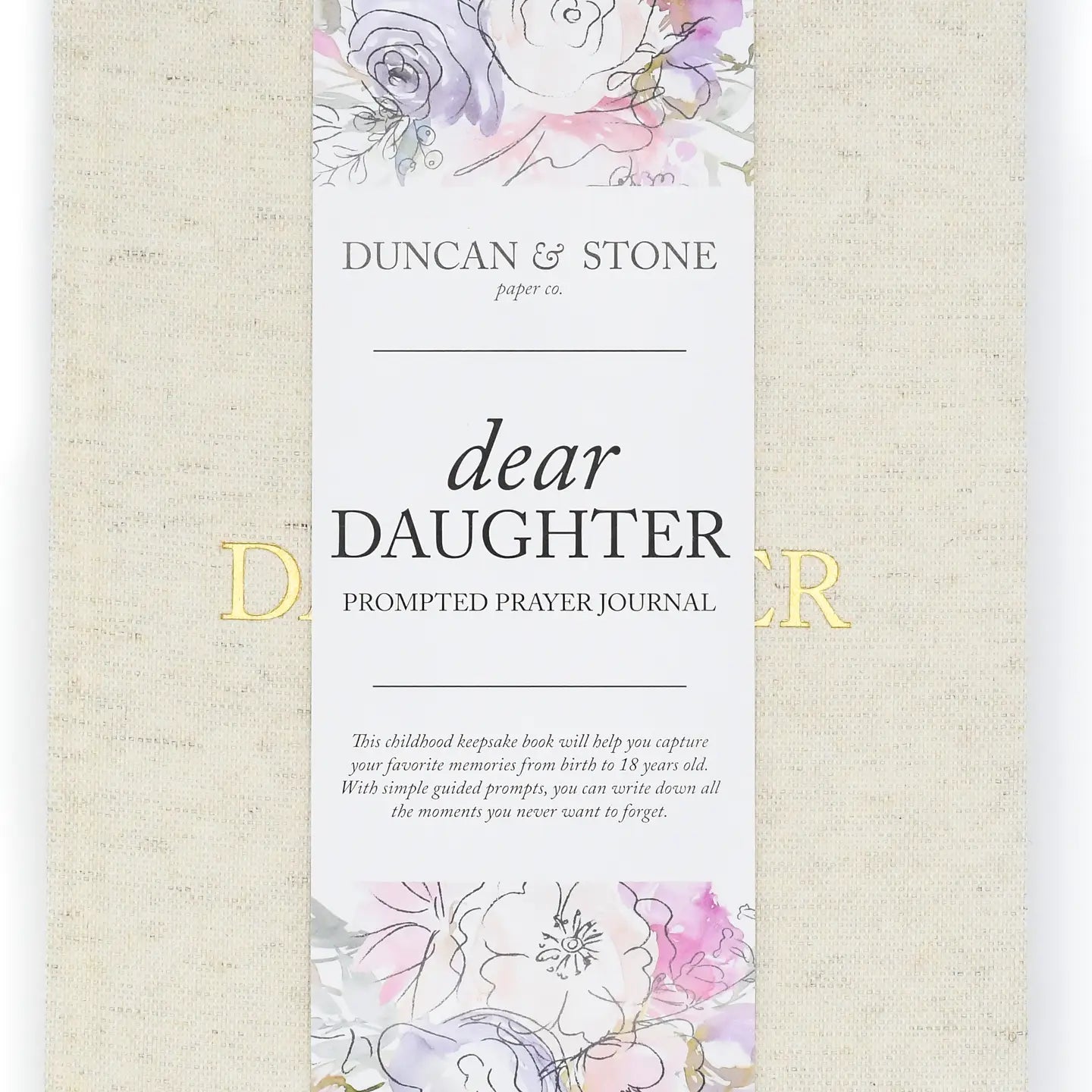 Dear Daughter Childhood Keepsake Book