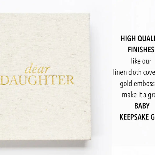 Dear Daughter Childhood Keepsake Book