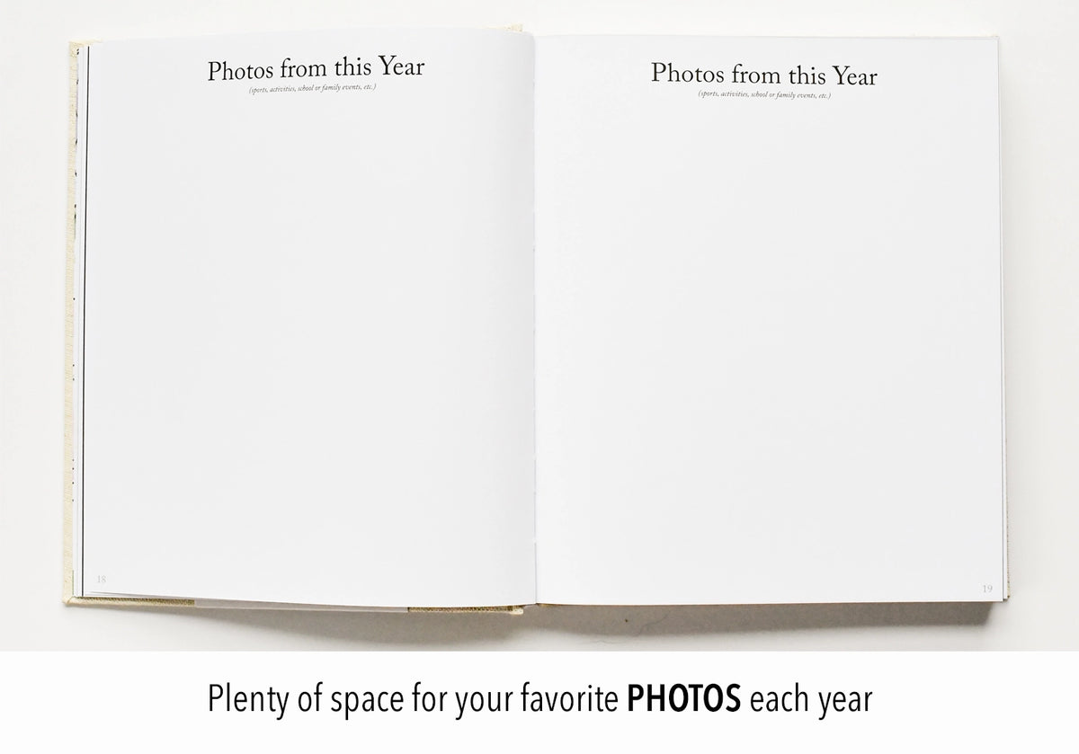 Dear Daughter Childhood Keepsake Book