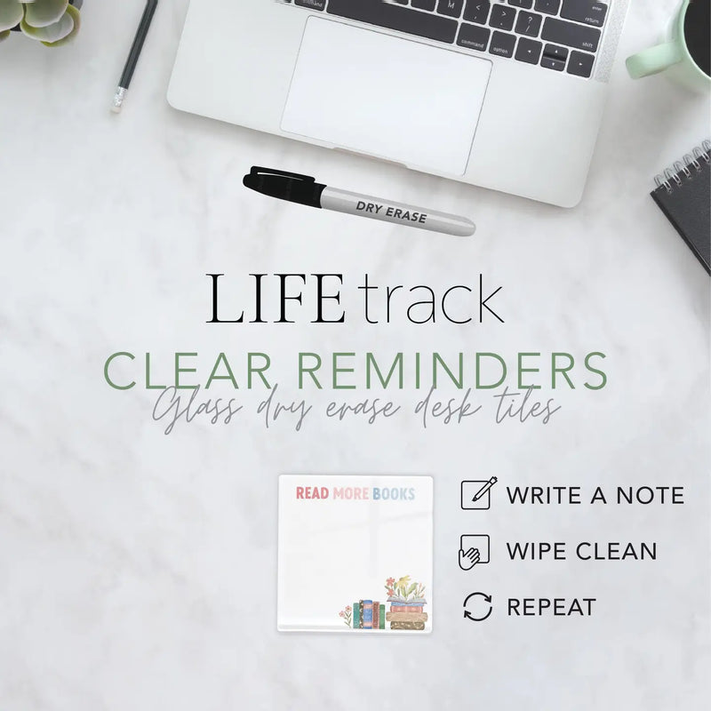 Desk Tile - Read More Books