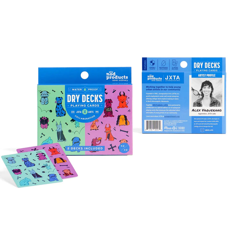Dog Waterproof Playing Cards Set