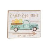 Easter Egg Hunt Wooden Block Sign