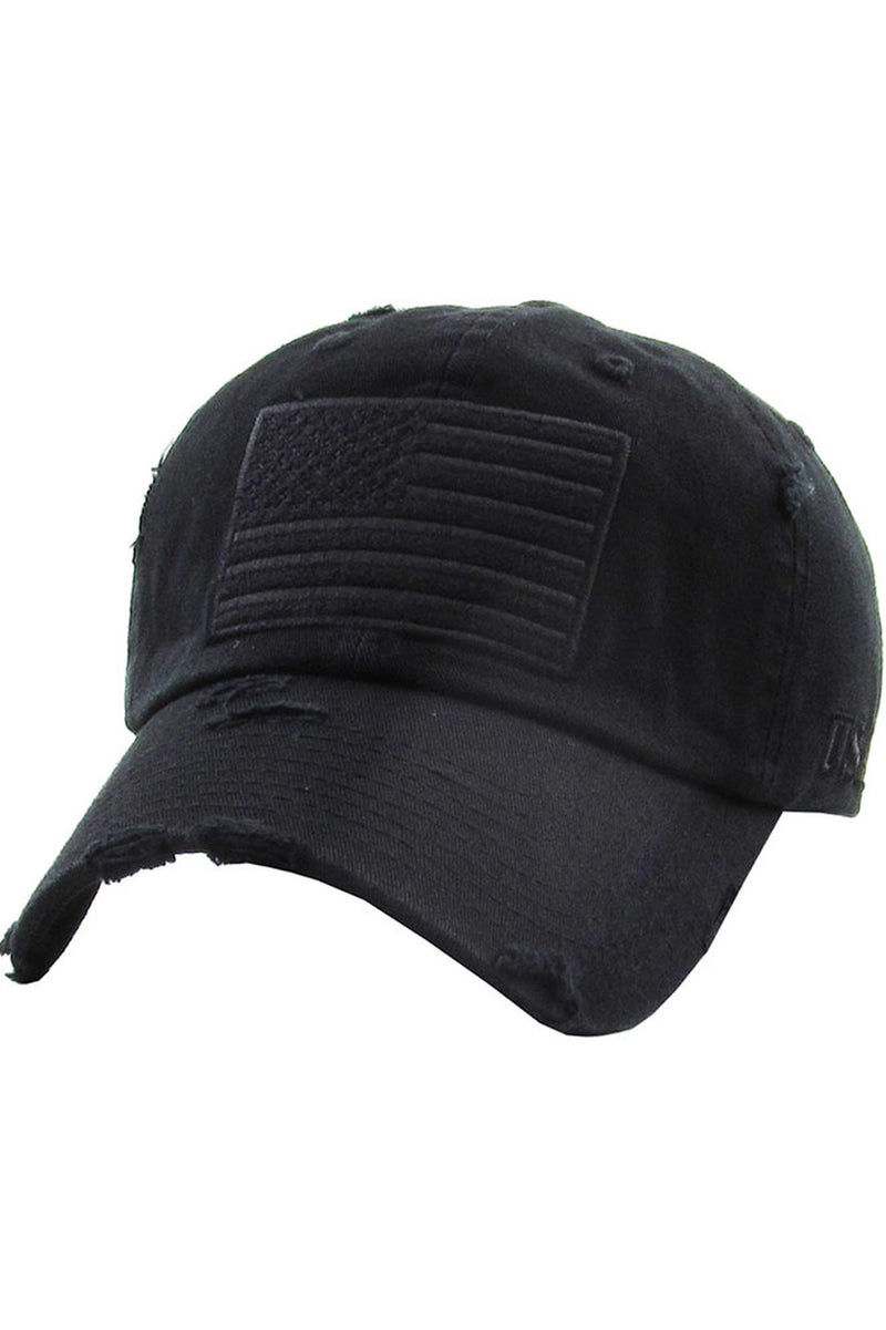 American Flag Vintage Hat