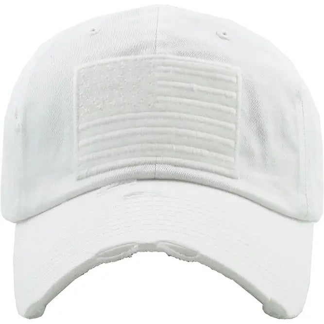 American Flag Vintage Hat