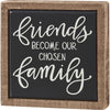 Mini Box Sign - Friends Become Family