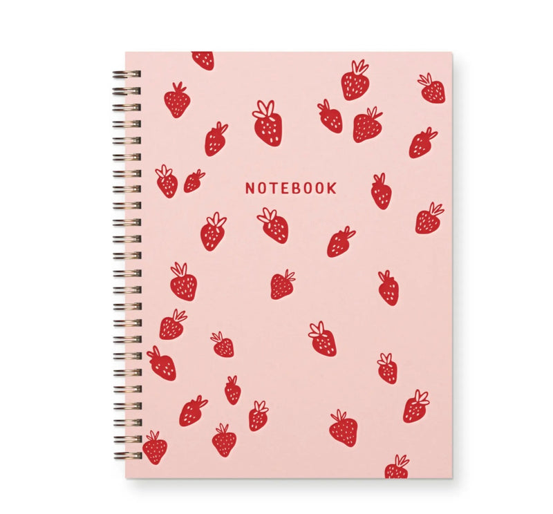 Lined Notebook - Strawberry