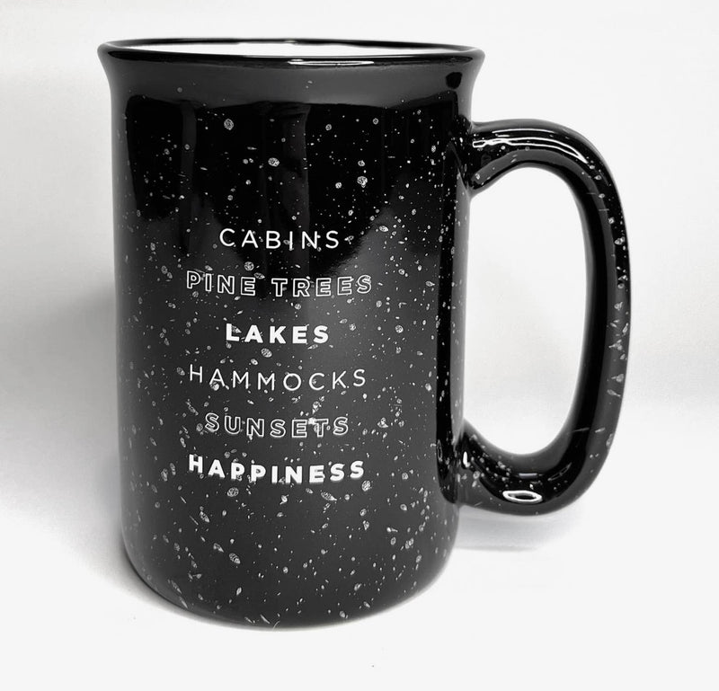 Cabin Lake Happiness Mug