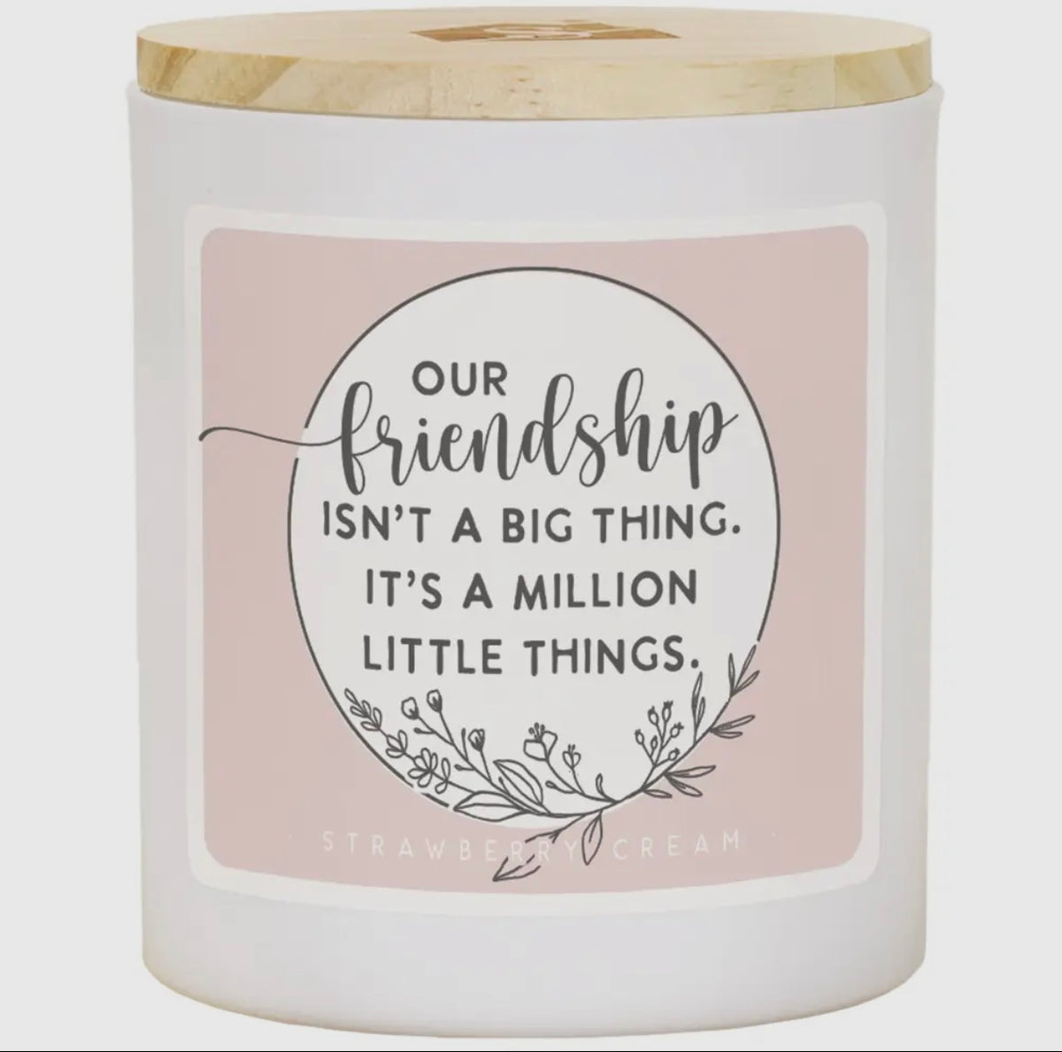 Our Friendship Candle