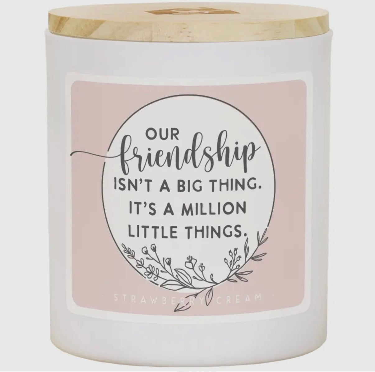 Our Friendship Candle