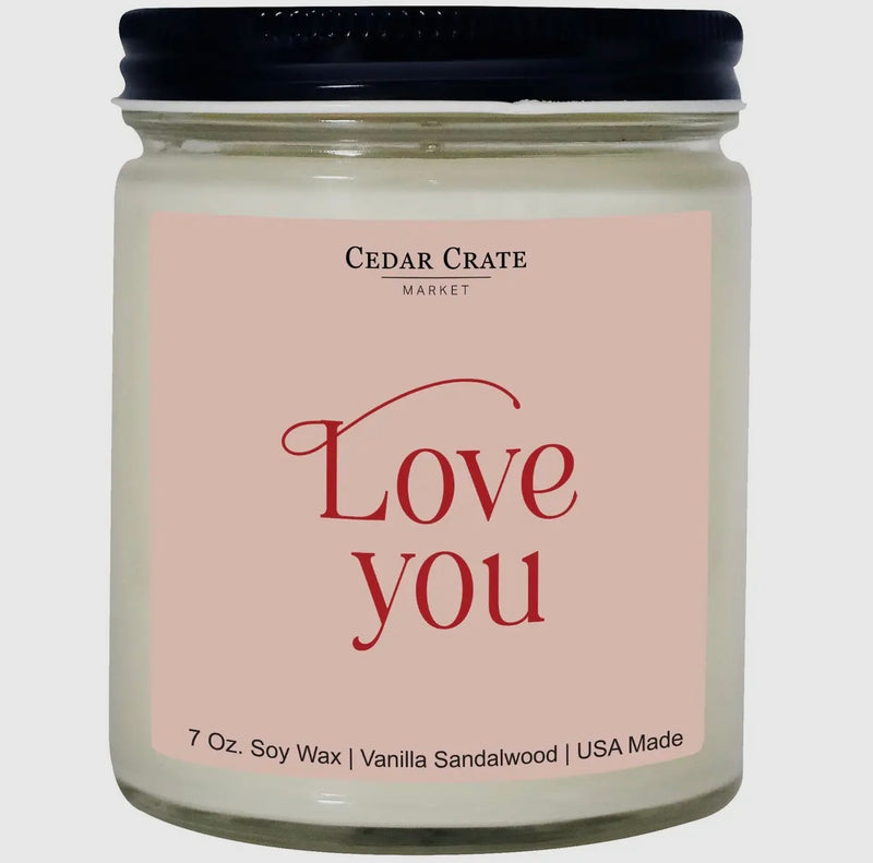 Love You Soy Candle