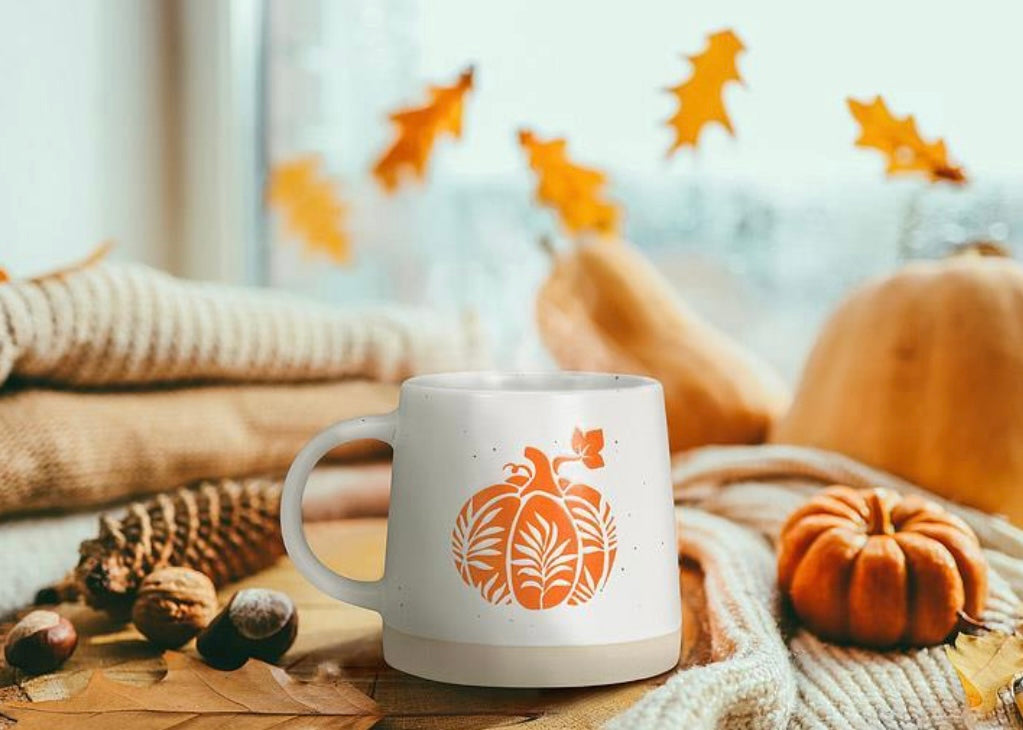 Wide Base Mug - Pumpkin