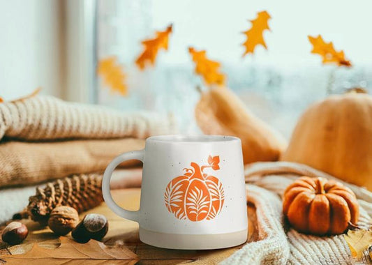 Wide Base Mug - Pumpkin