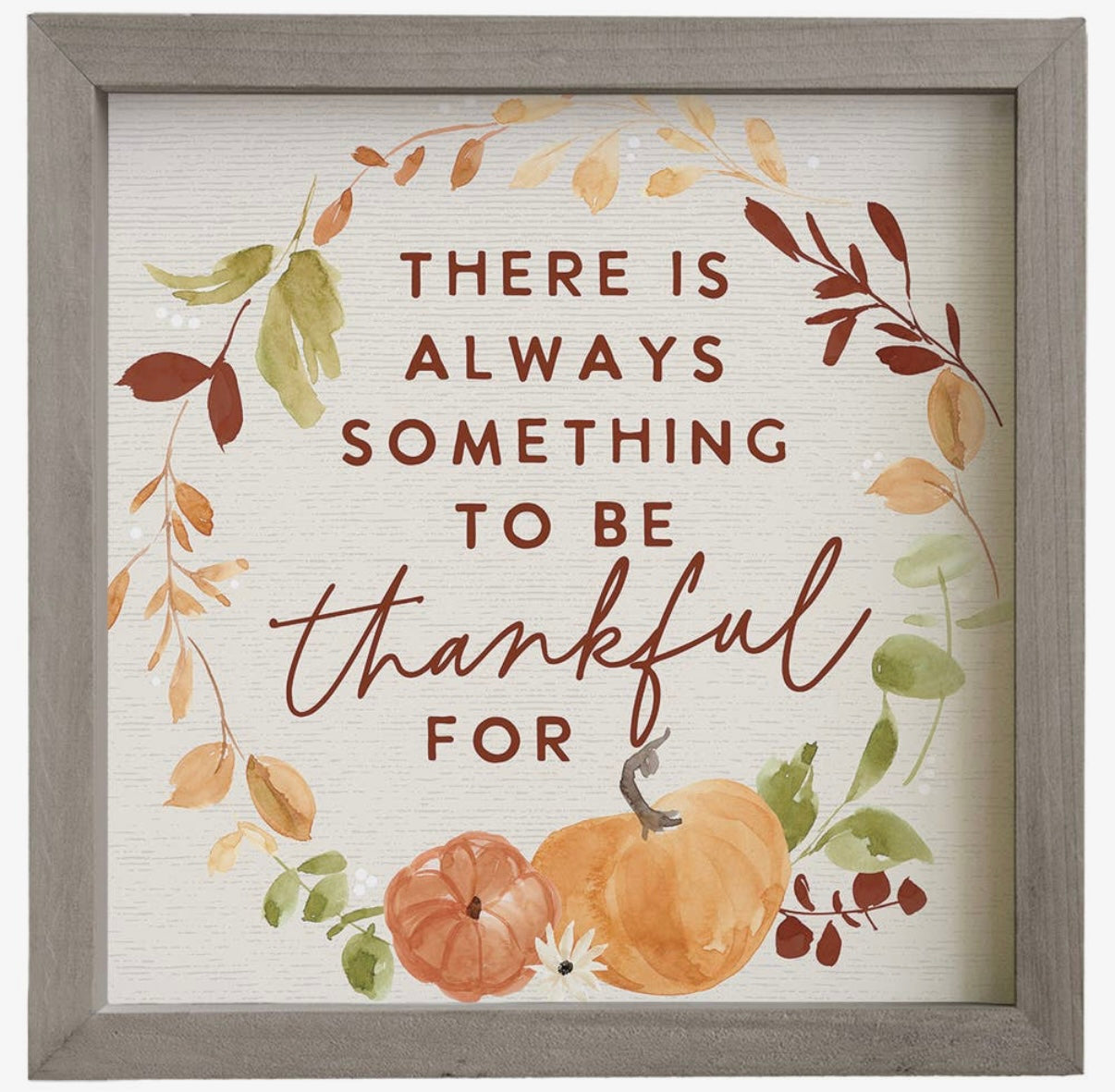 Rustic Frame Pumpkin Sign