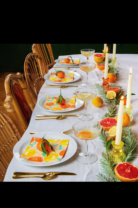 Paper Napkins - Lemons and Oranges