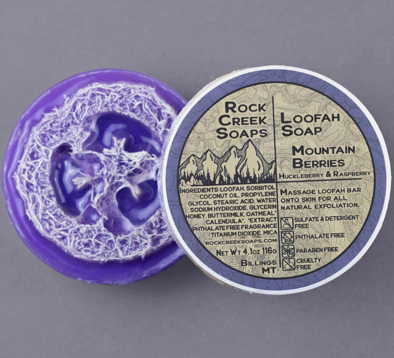 Mountain Berries Loofah Soap