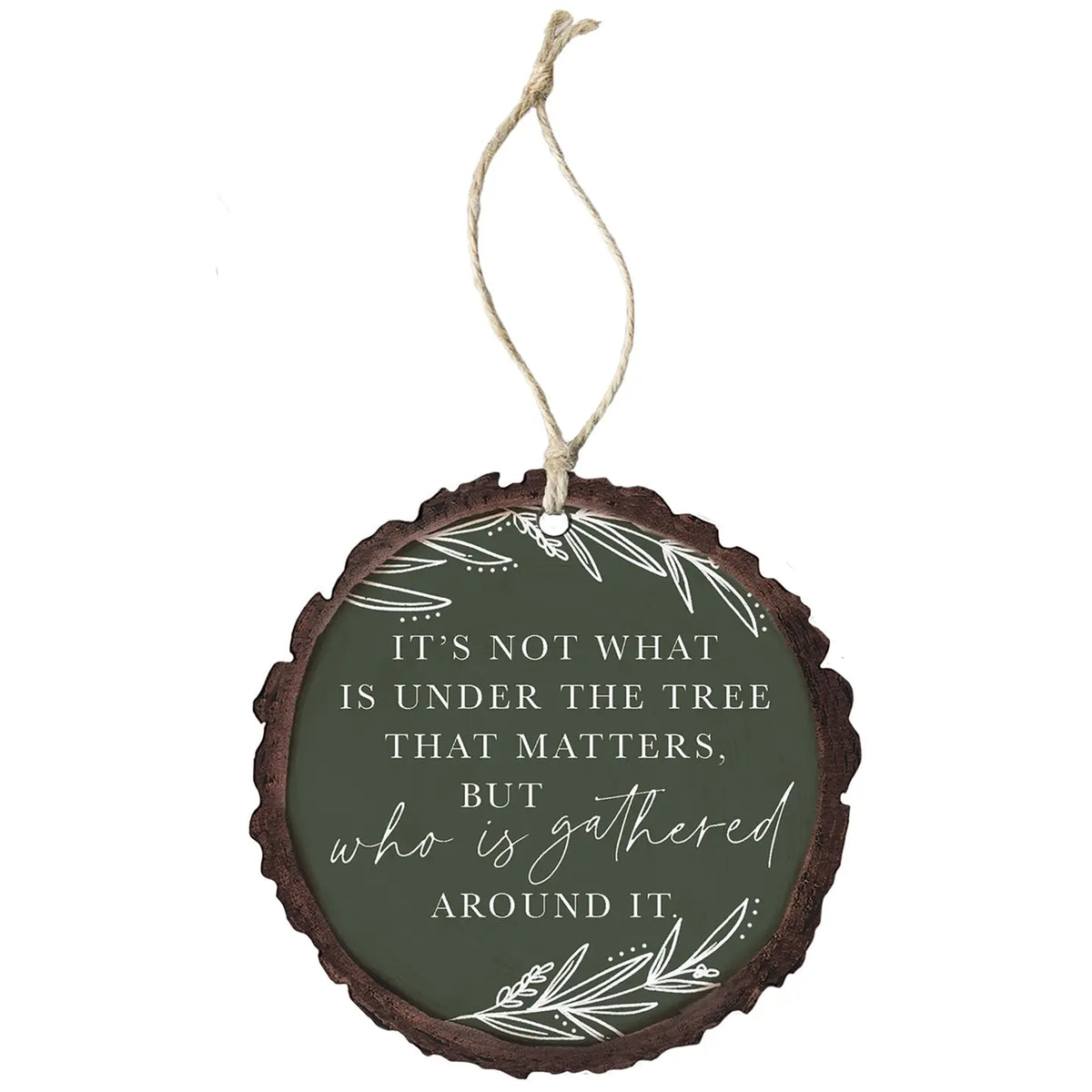 Christams Natural Timber Keepsake Ornament