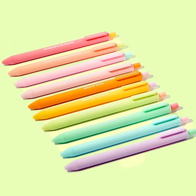 Motivational Gel Pen Set