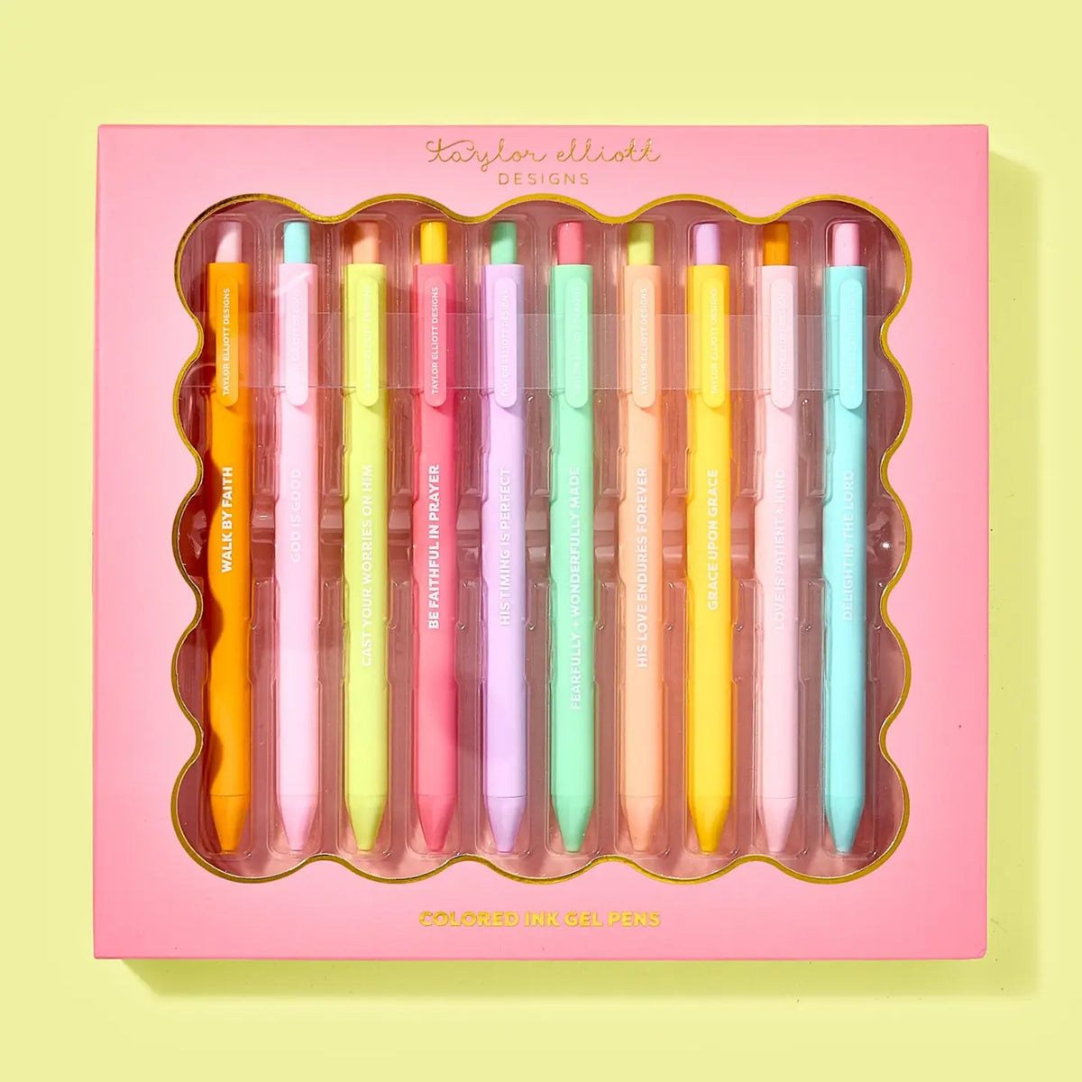 Motivational Gel Pen Set