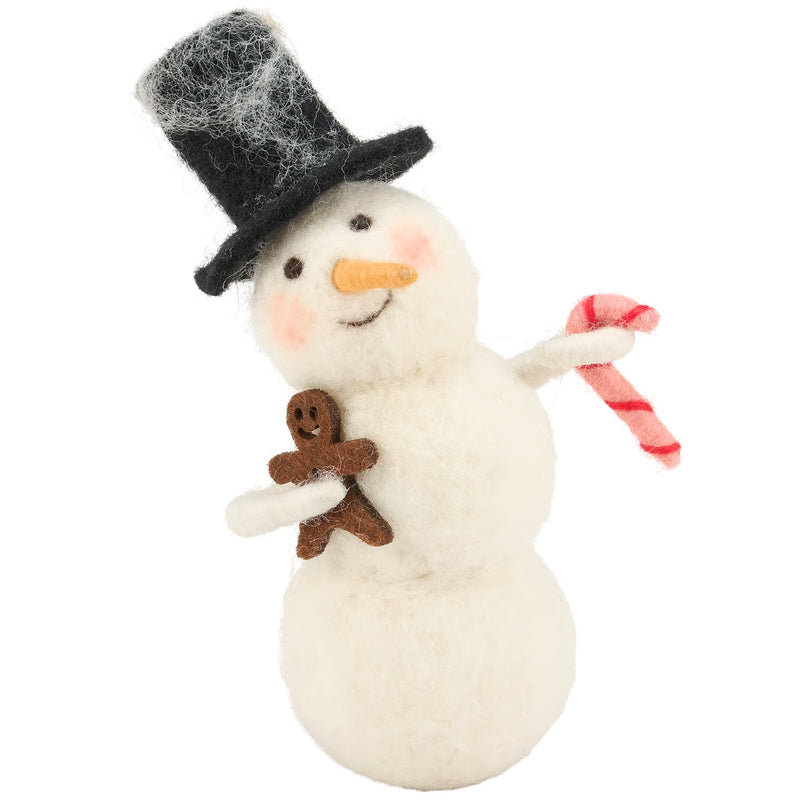 Snowman with Sweet Gingerbread