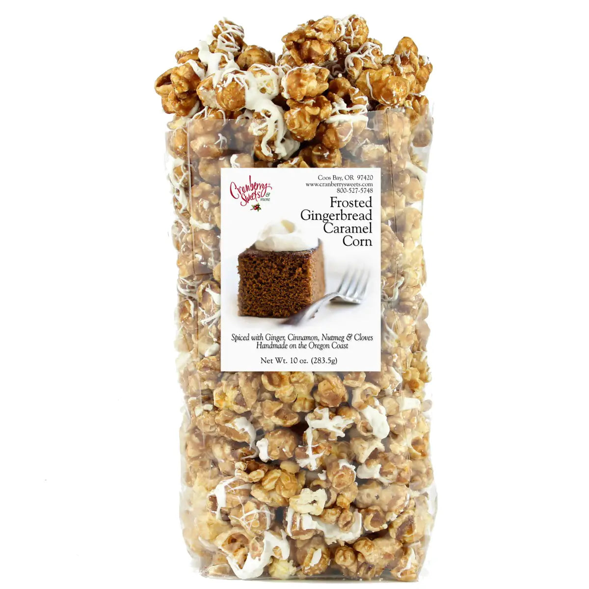 Frosted Gingerbread Caramel Corn