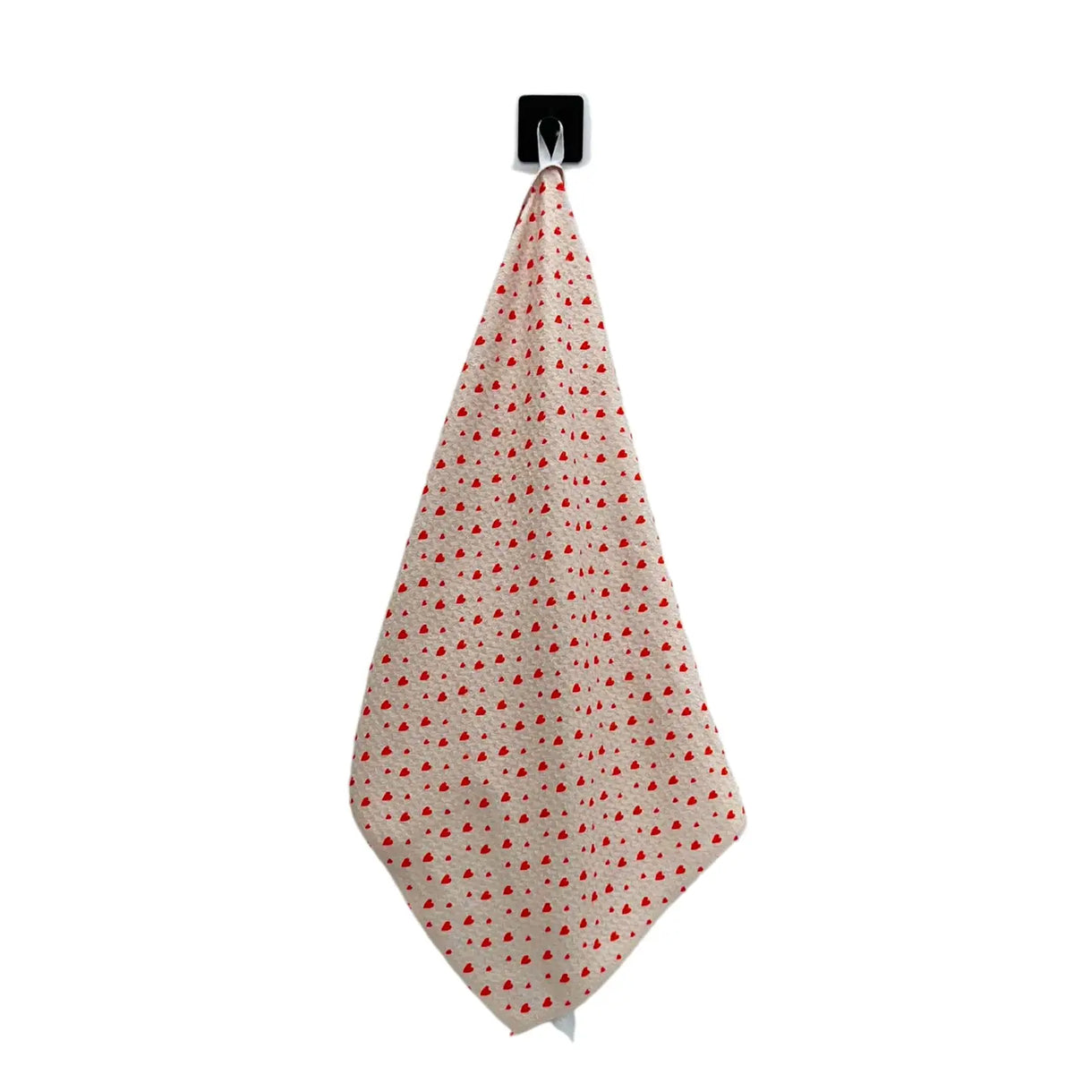 Valentine's Waffle Weave Dishtowel