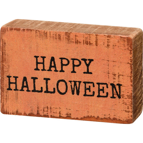 Mini Box Sign - Trick or Treat