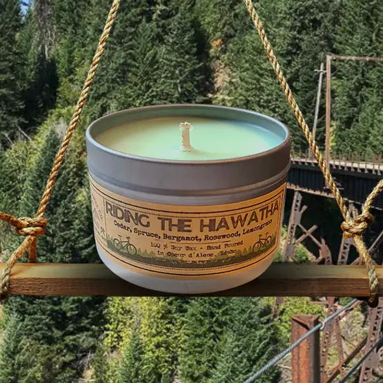 Northwest Themed Soy Tin Candles