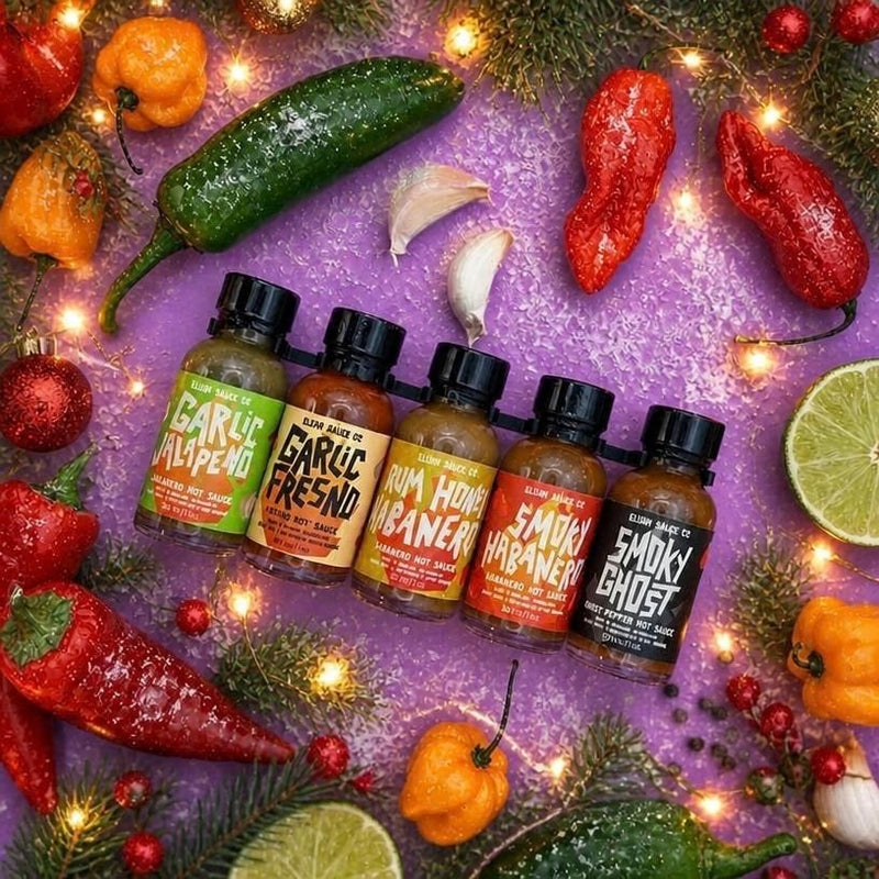Spice Up the Holidays Hot Sauce Gift Pack