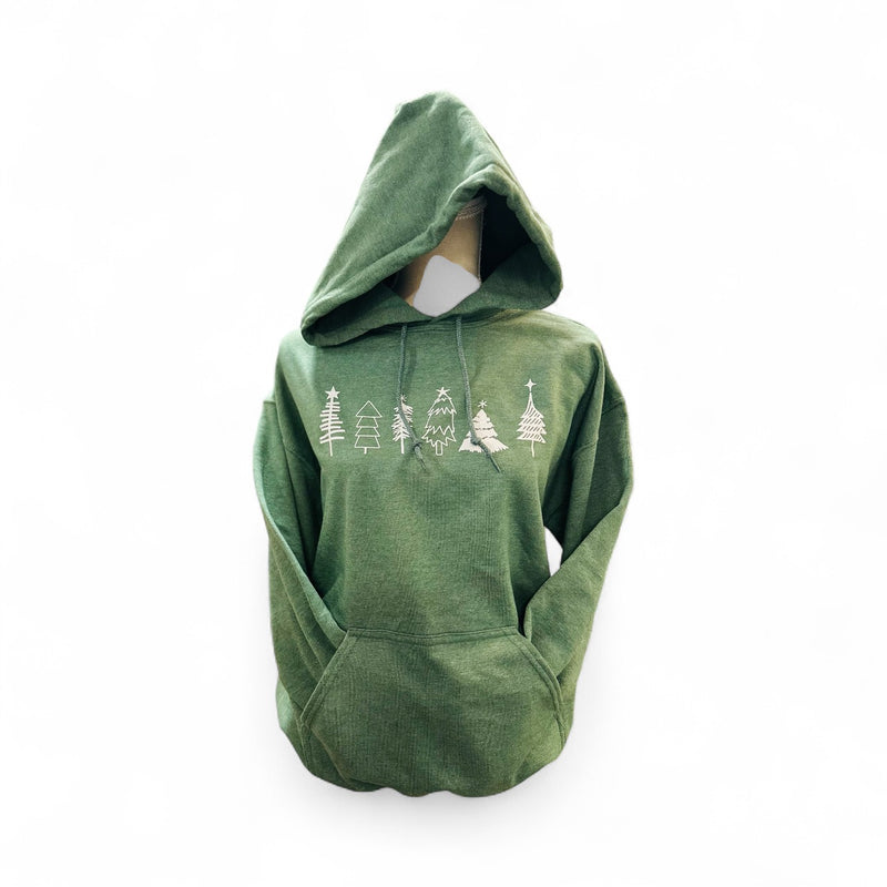 Holiday Trees Hooded Sweatshirt