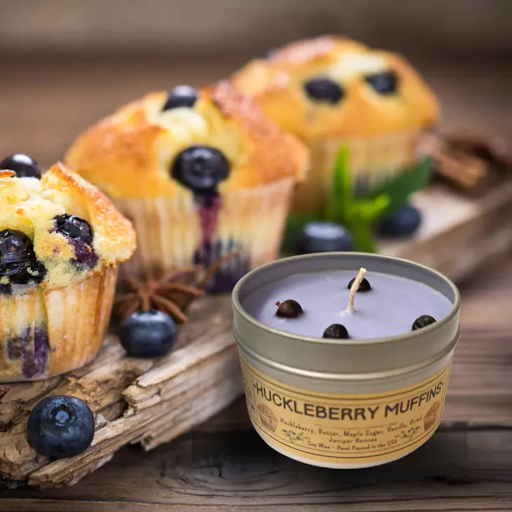 Huckleberry Muffins Candle