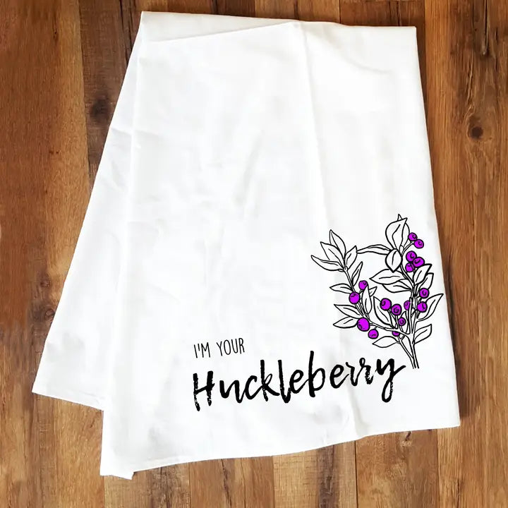 I'm Your Huckleberry Tea Towel