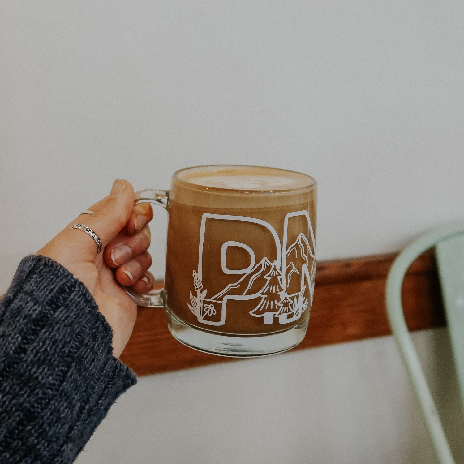PNW Glass Mug