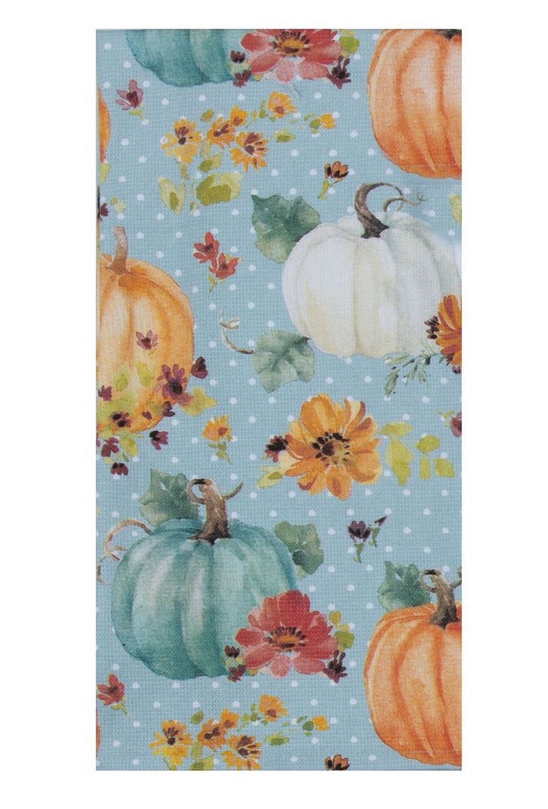 Autumn Joy Pumpkin Toss Terry Dishtowel