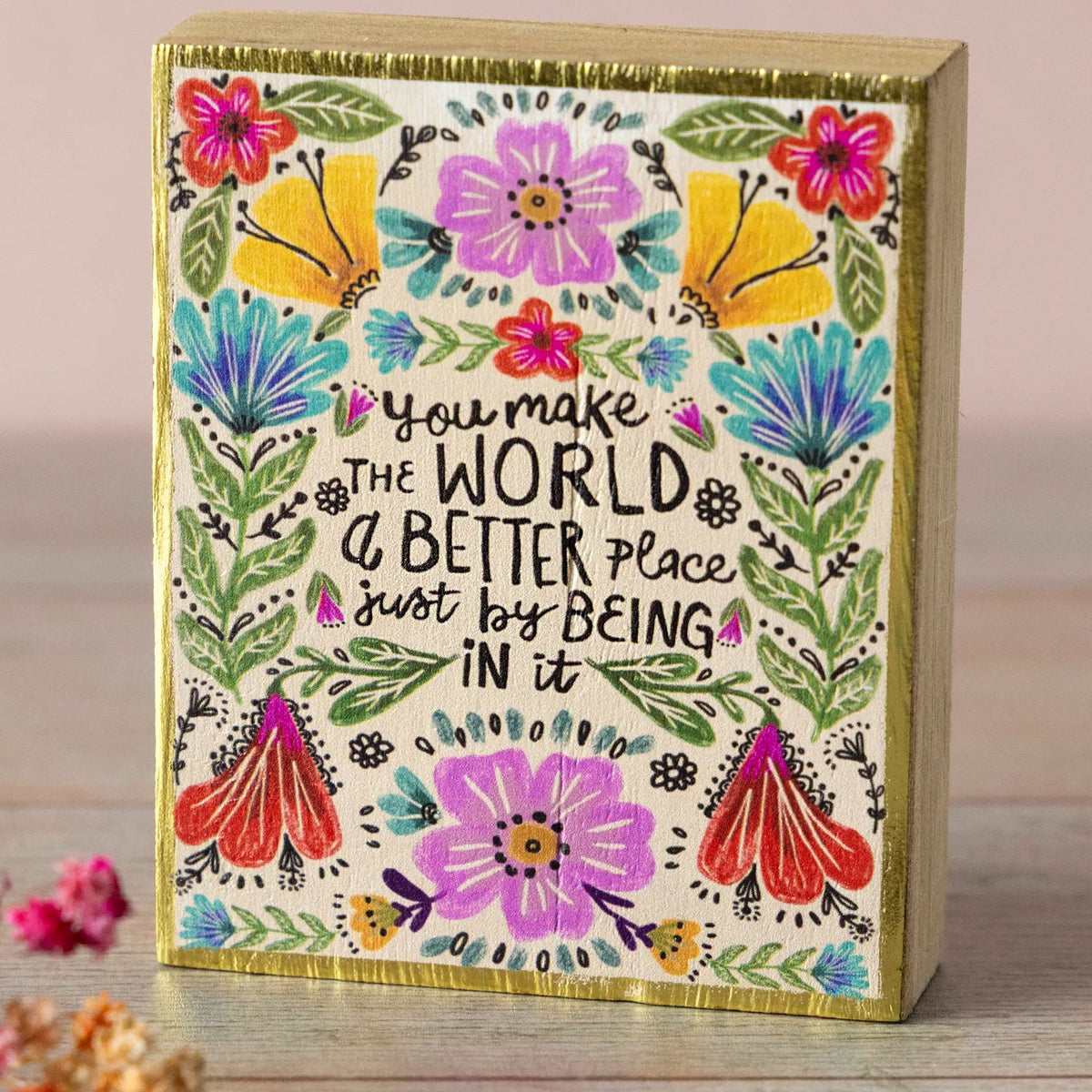 Keepsake Tiny Block - Make World Better