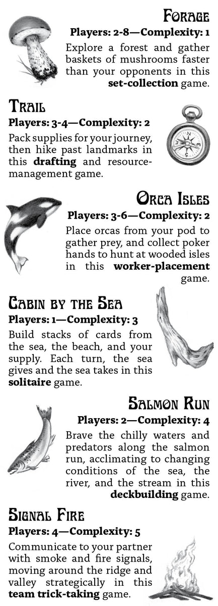 PNW: Card Games Inspired by the Pacific Northwest