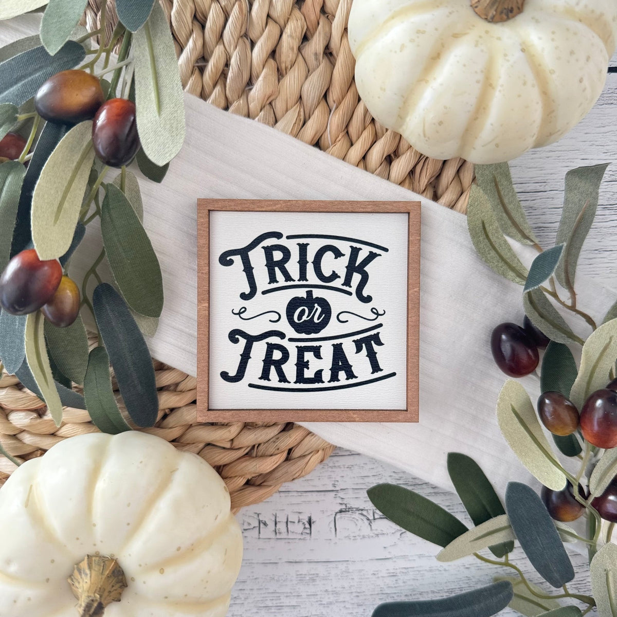 Mini Framed Fall Sign