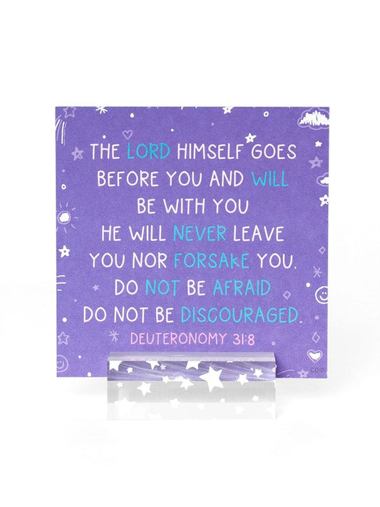 Verses for Peace – Bible Verse Card Set with Display Stand