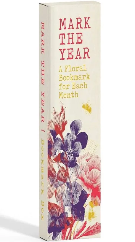 Mark the Year Floral Bookmark Gift Set