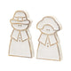 Shelf Sitters- Carved Pilgrims Set