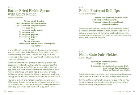 101 Things to do with a Pickle Cookbook