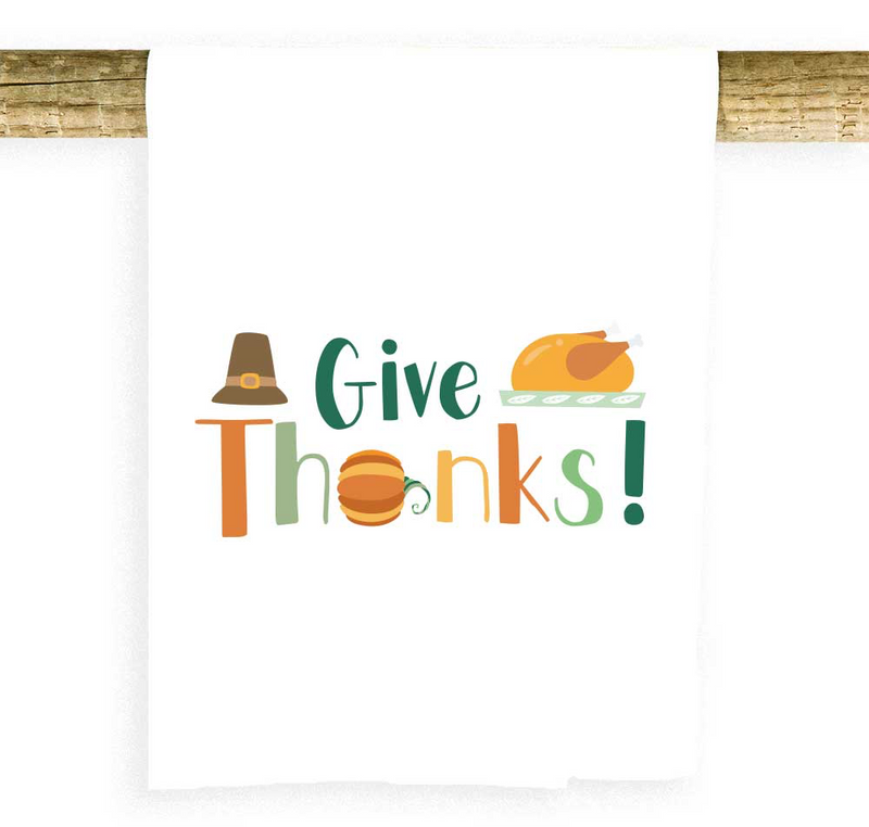 Tea Towel - Give Thanks