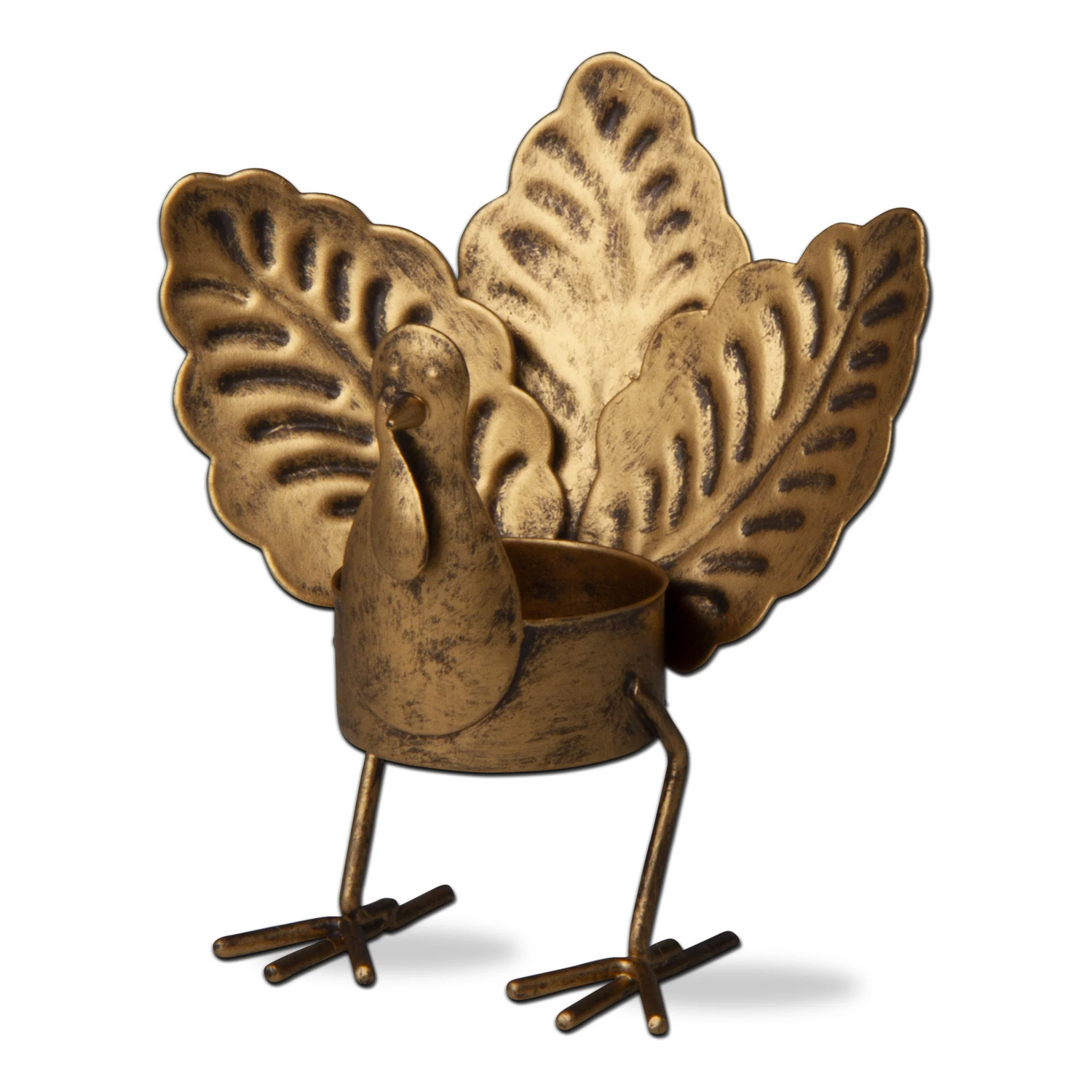 Turkey Oak Leaf Tea Light Holder