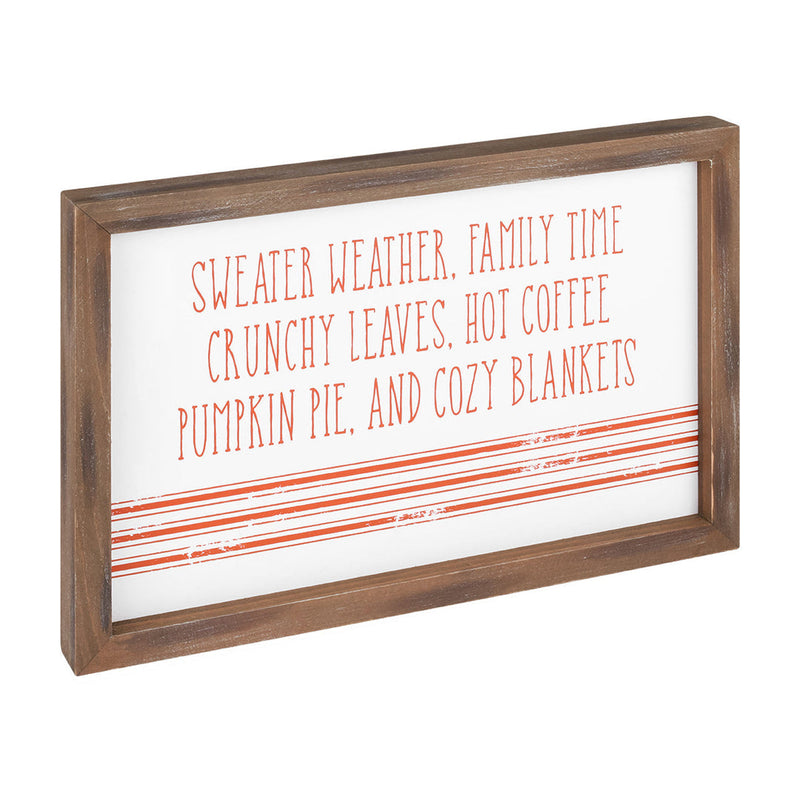 Fall Sayings Framed Sign