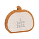 Mini Pumpkin Cutout Shelf Sitter