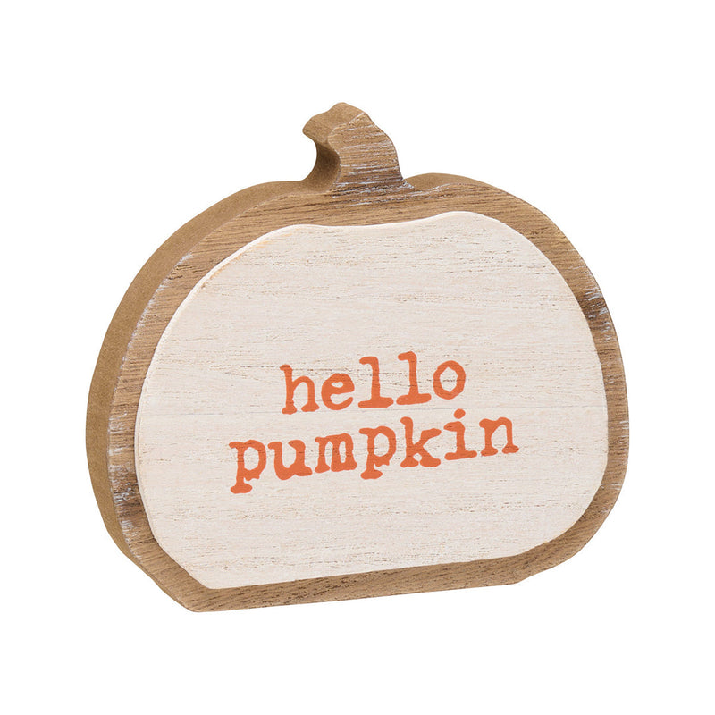 Mini Pumpkin Cutout Shelf Sitter