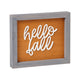 Hello Fall Framed Sign