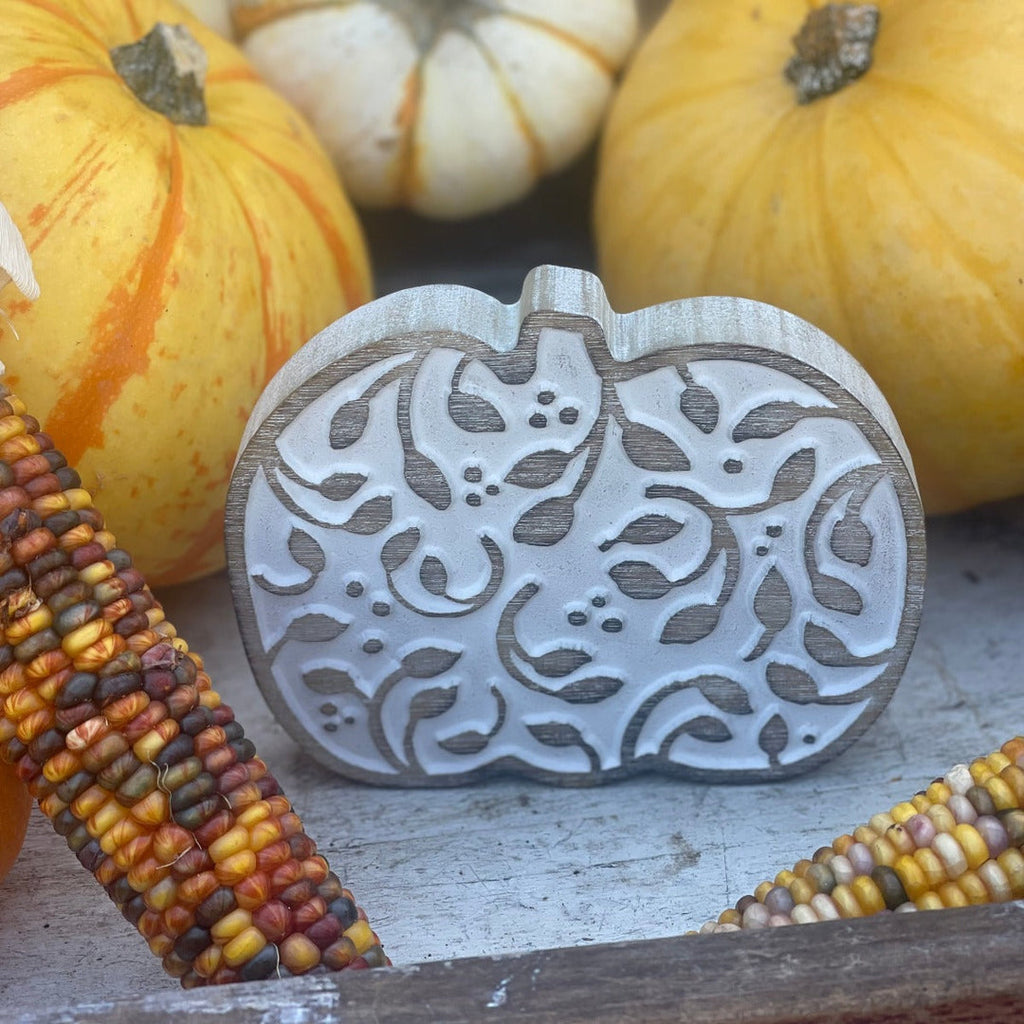 Carved Harvest Pumpkin