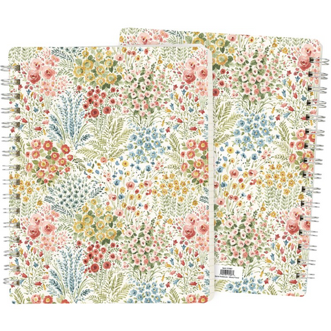 Mini Notebook- Mint Floral